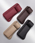 Leather Car Seat Organizer with Cup Holder