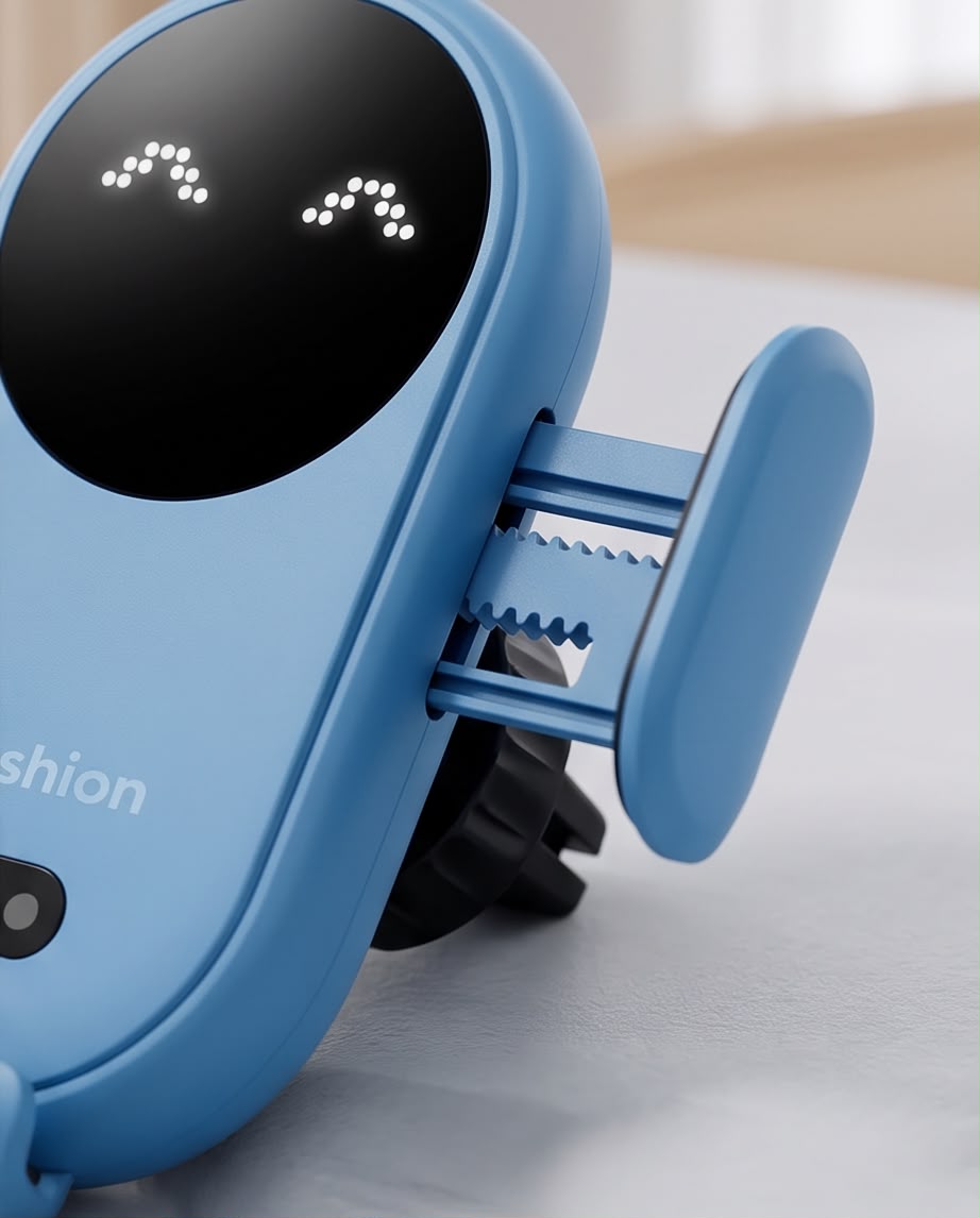 Smart Auto-Clamping Wireless Car Phone Holder