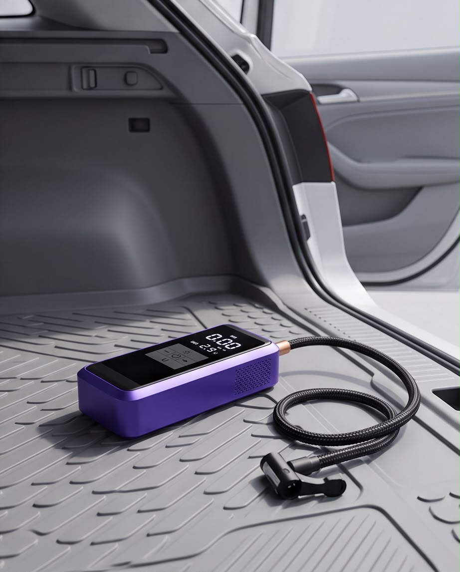 Digital Tire Inflator with LCD Display