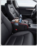 Premium Car Armrest Console Box with Dual Cup Holders & Storage