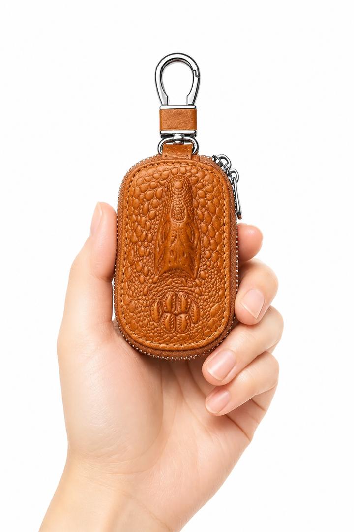 Premium Leather Car Key Case