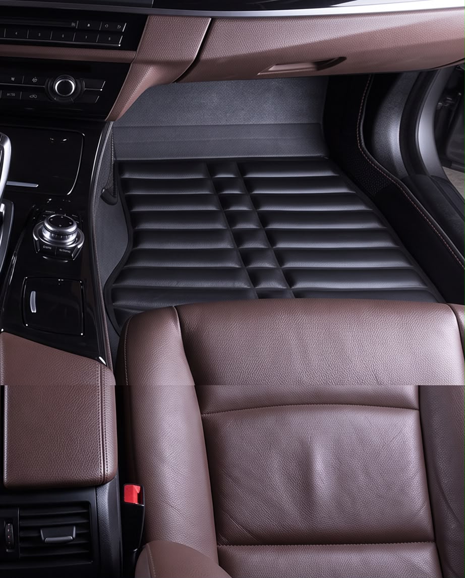 Premium Leather Car Floor Mats – Full Set