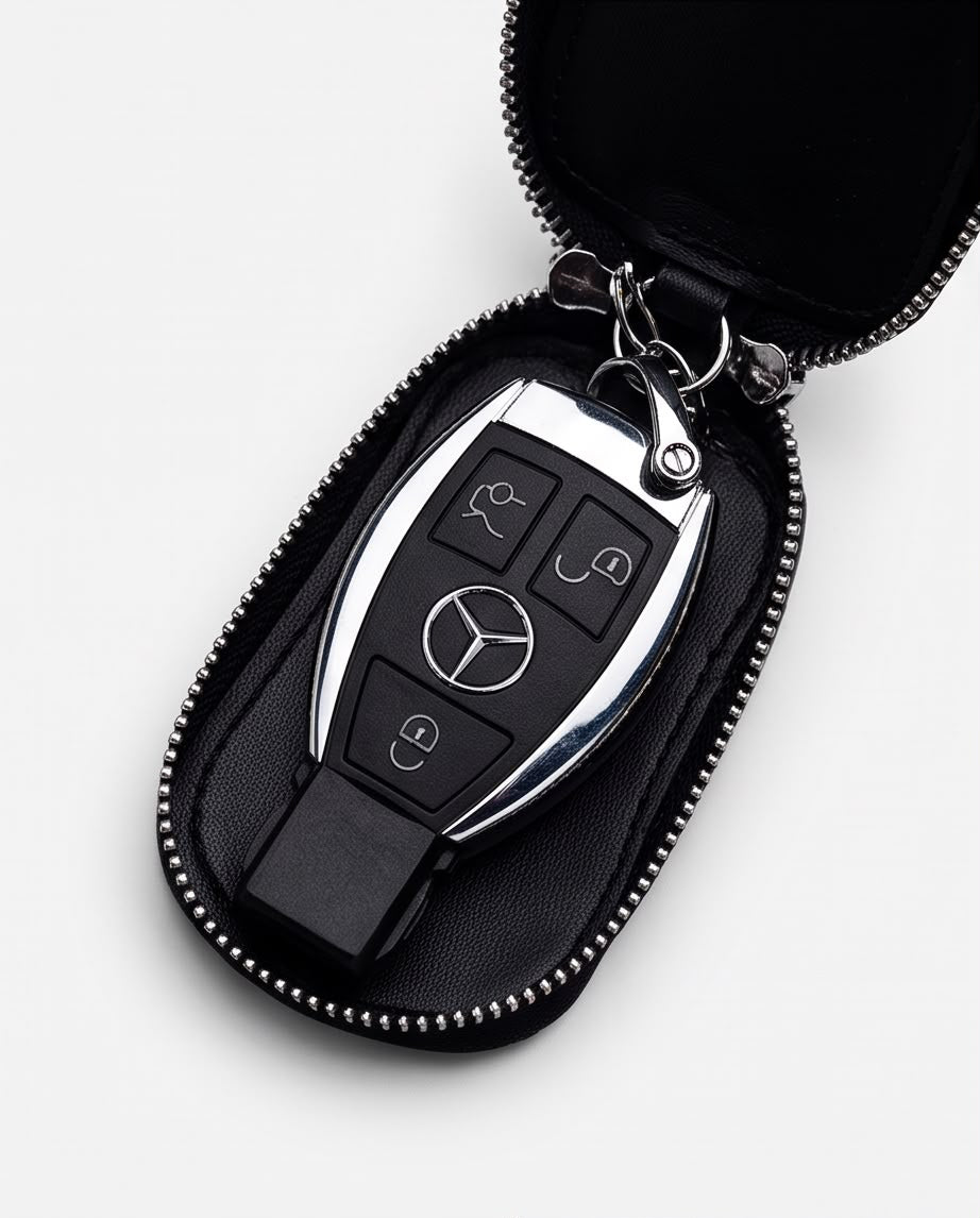 Premium Leather Car Key Case