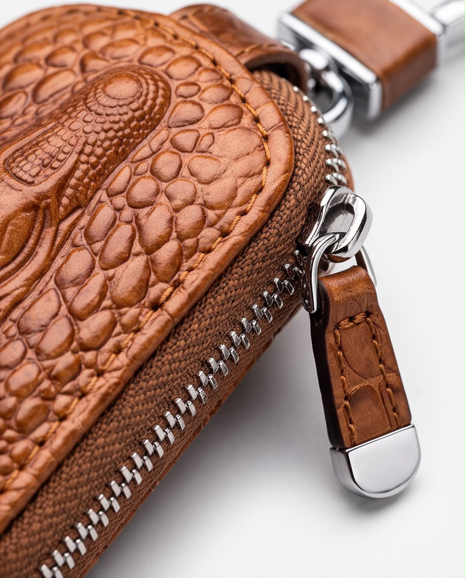 Premium Leather Car Key Case
