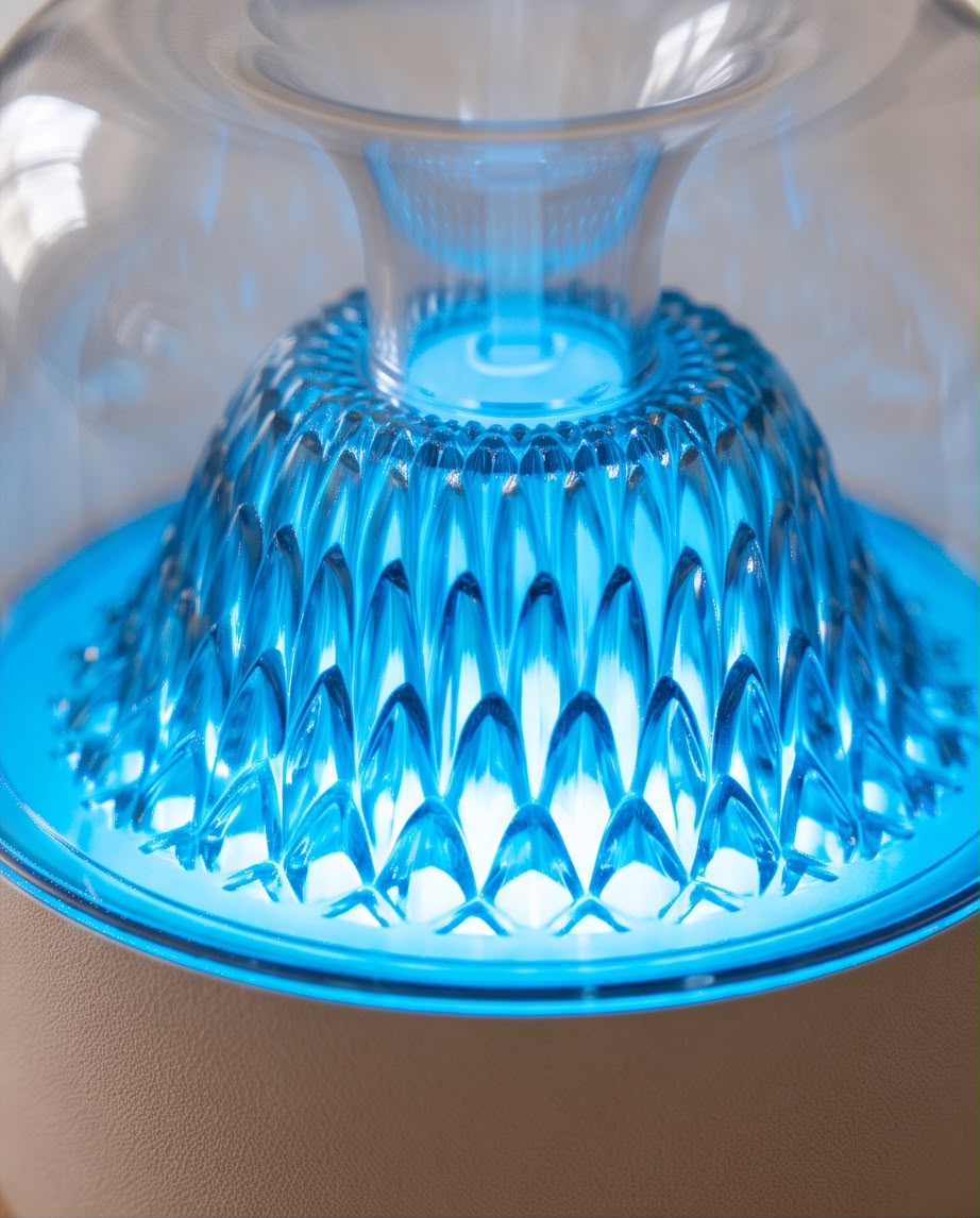 Crystal Volcano Aroma Diffuser with LED Light