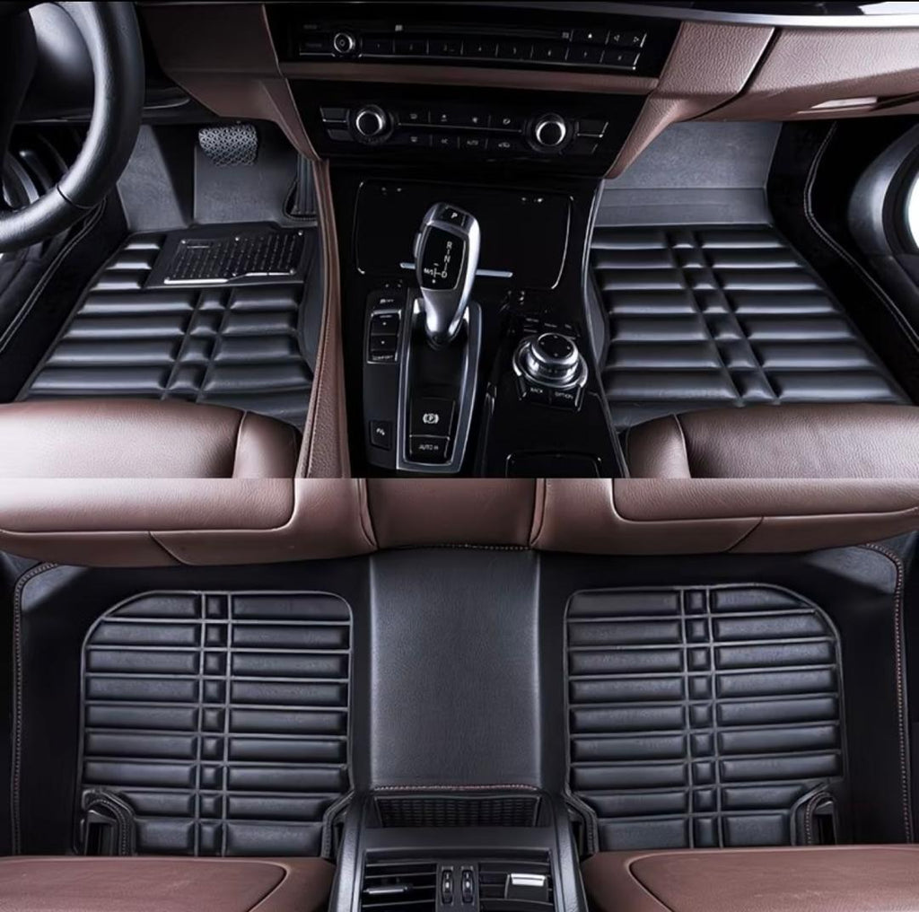 Premium Leather Car Floor Mats – Full Set