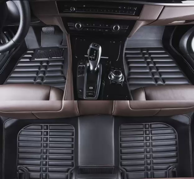 Premium Leather Car Floor Mats – Full Set
