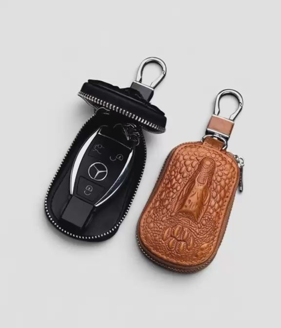 Premium Leather Car Key Case