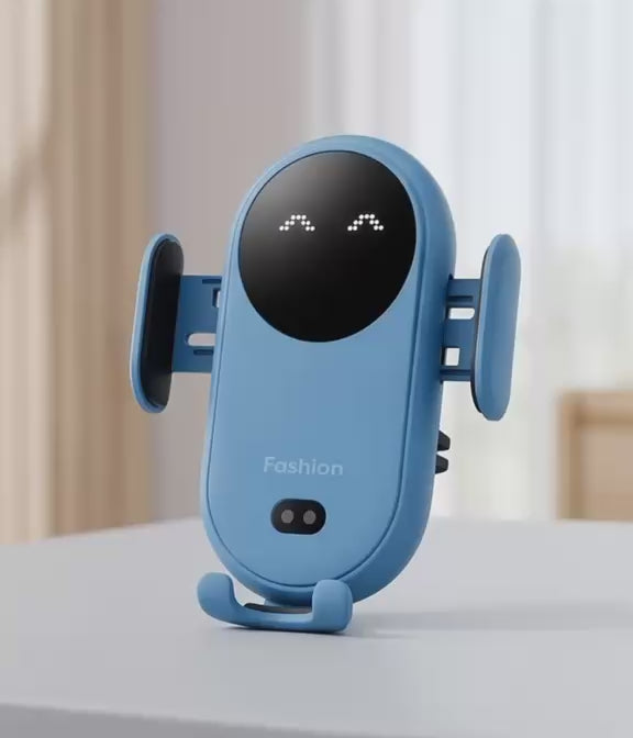 Smart Auto-Clamping Wireless Car Phone Holder